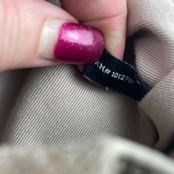 Foley & Corinna Iridescent Glittery Gold Chain Link Handle Crossbody Small Purse - Picture 10 of 12